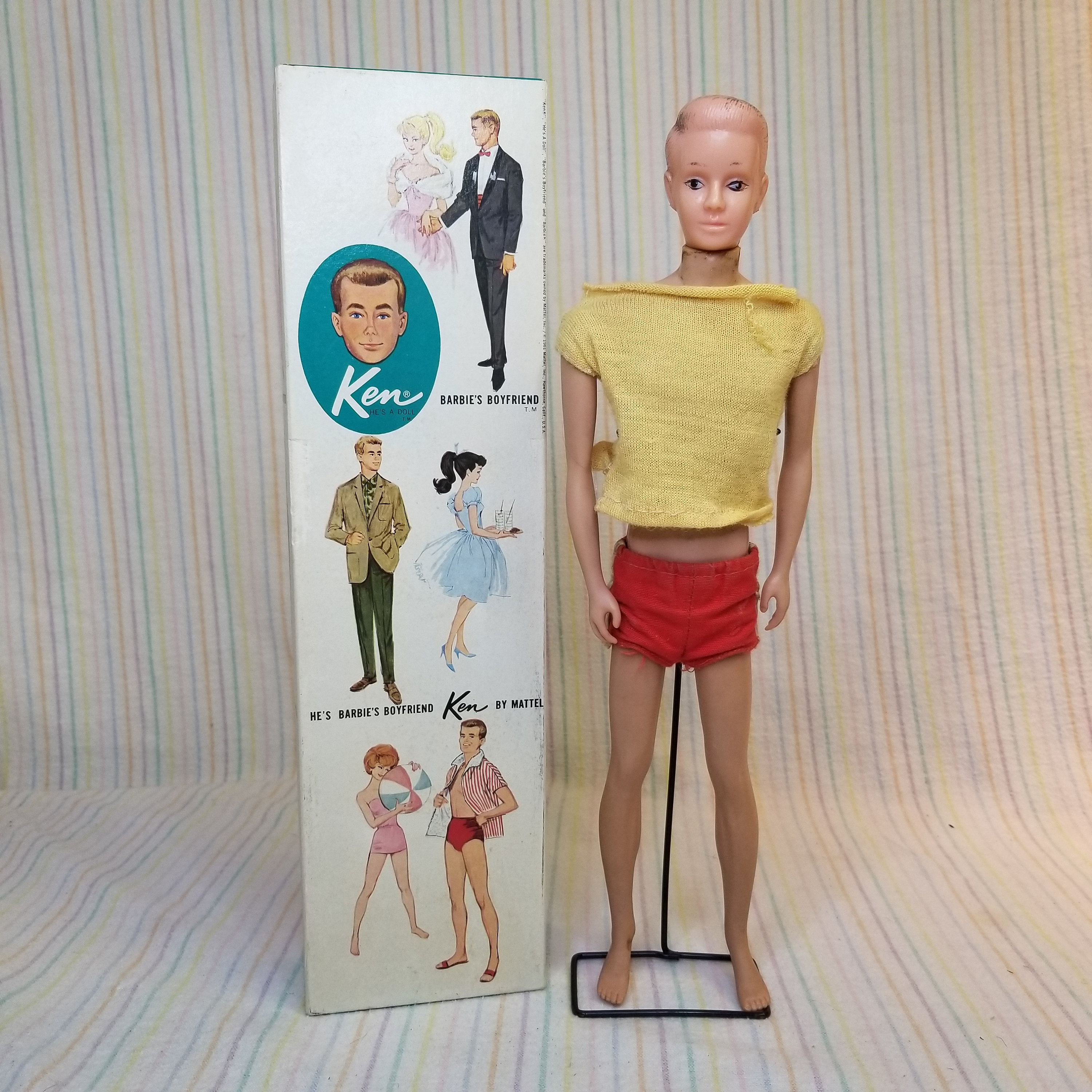 Original ken doll in box hotsell