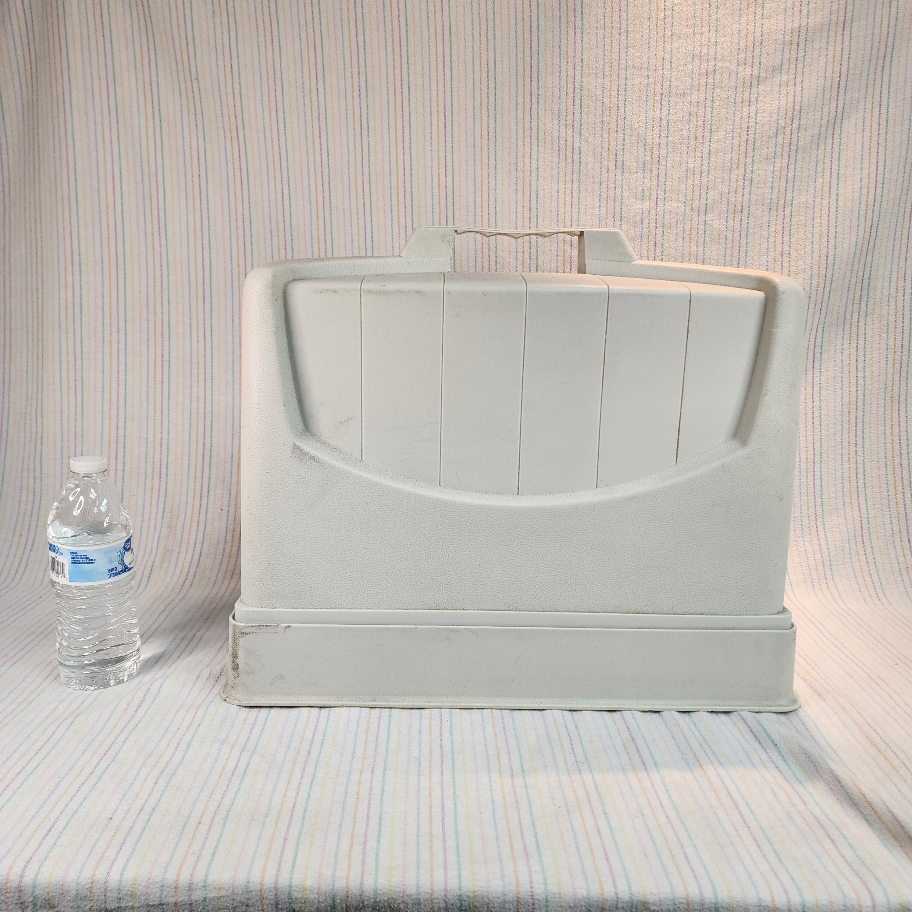 Vintage Working Pfaff 213 Sewing Machine W/ Pedal Power Cord Handled Travel Case Made in Germany