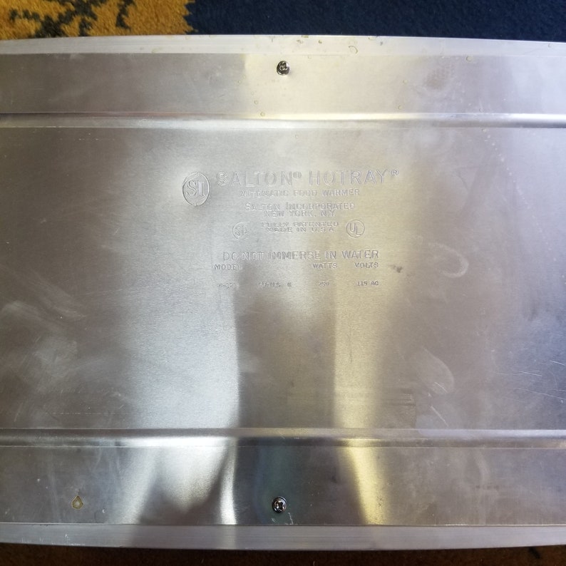 Working Salton Hotray H121 Series K Rectangular Hot Plate Etsy