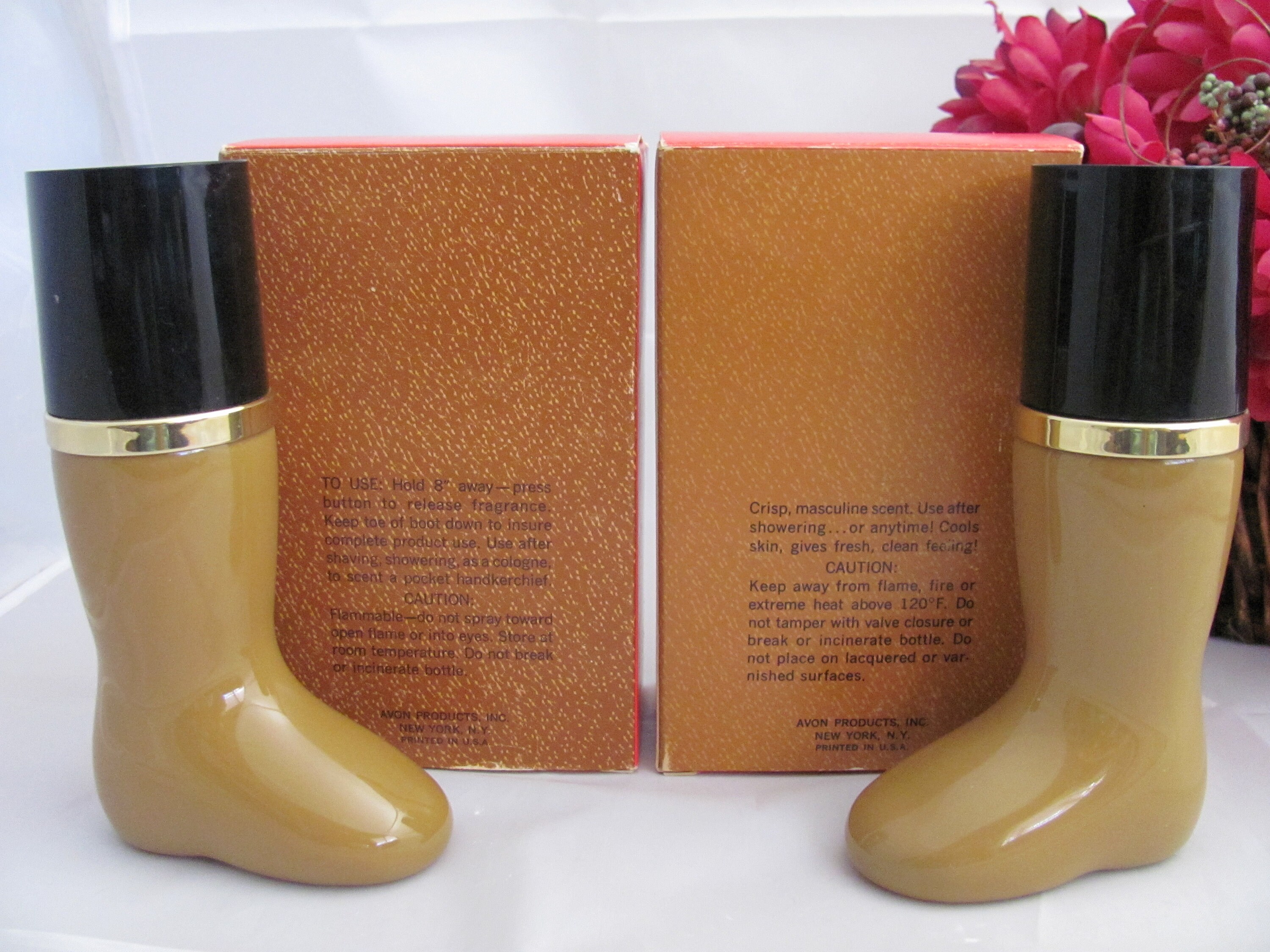 Avon, Boot, Spray Cologne, Full Leather & All Purpose Cologne, Bottle