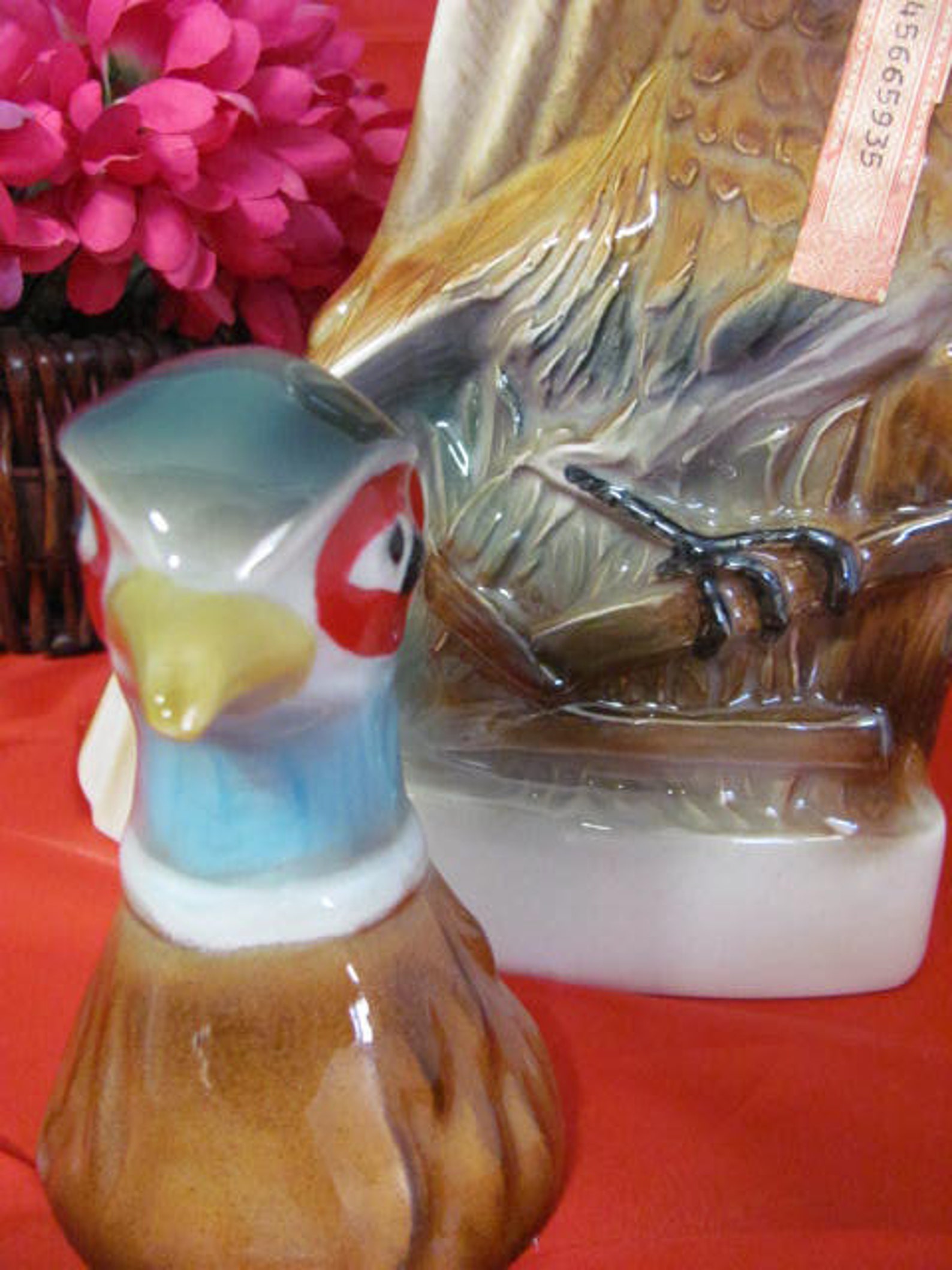 Jim Beam Bird Pheasant Bottle Bourbon Whiskey Decanter Etsy