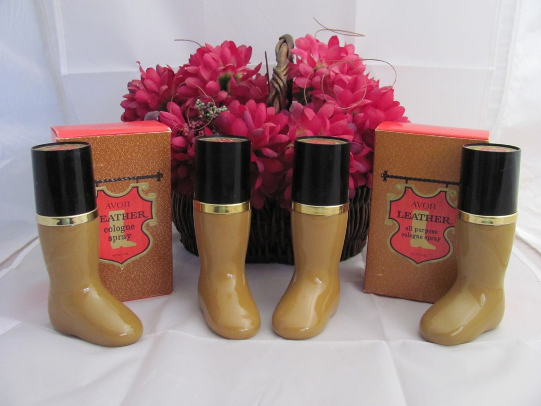 Avon, Boot, Spray Cologne, Full Leather & All Purpose Cologne, Bottle