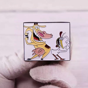 Cow and Chicken Pin
