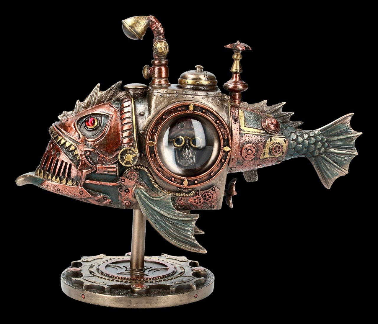 Hand painted steampunk submarine scifi submarine steampunk  etsy