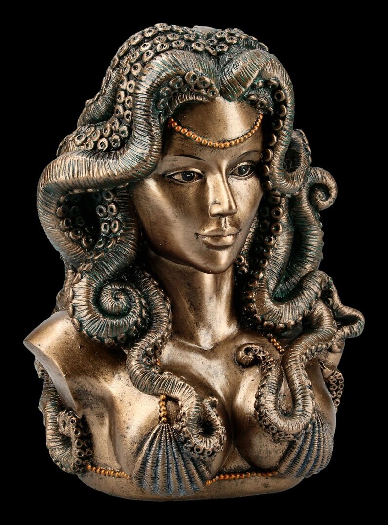 morrigan goddess witch goddess witch doll, Seductress Goddess Cecaelia Kraken goddess and god witch art doll goddess statue goddess