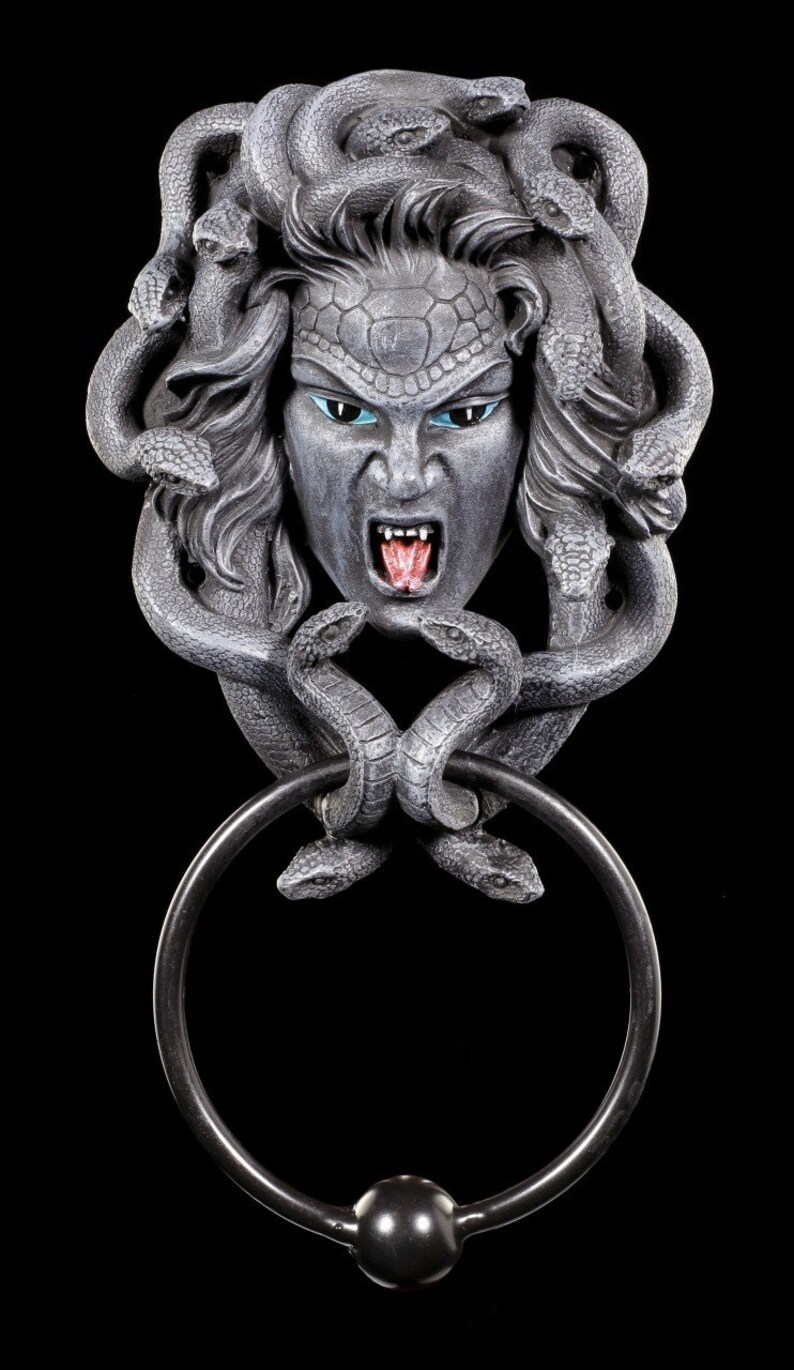 Head of Medusa Door Knocker greek mythology medusa Etsy