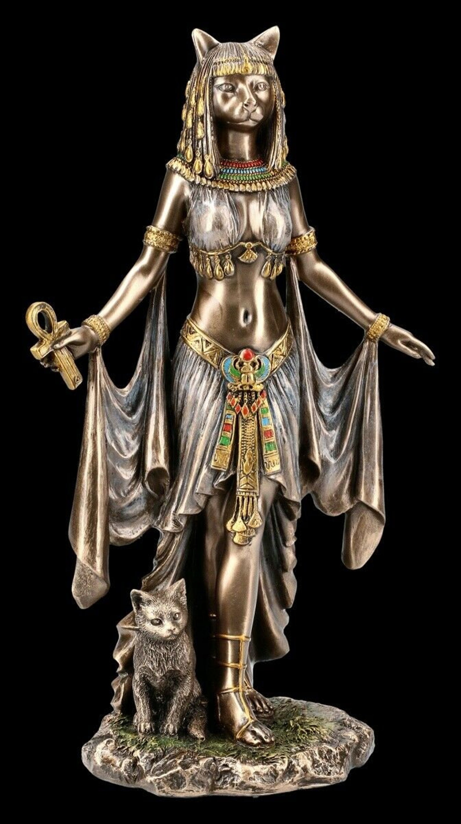 large bastet statue