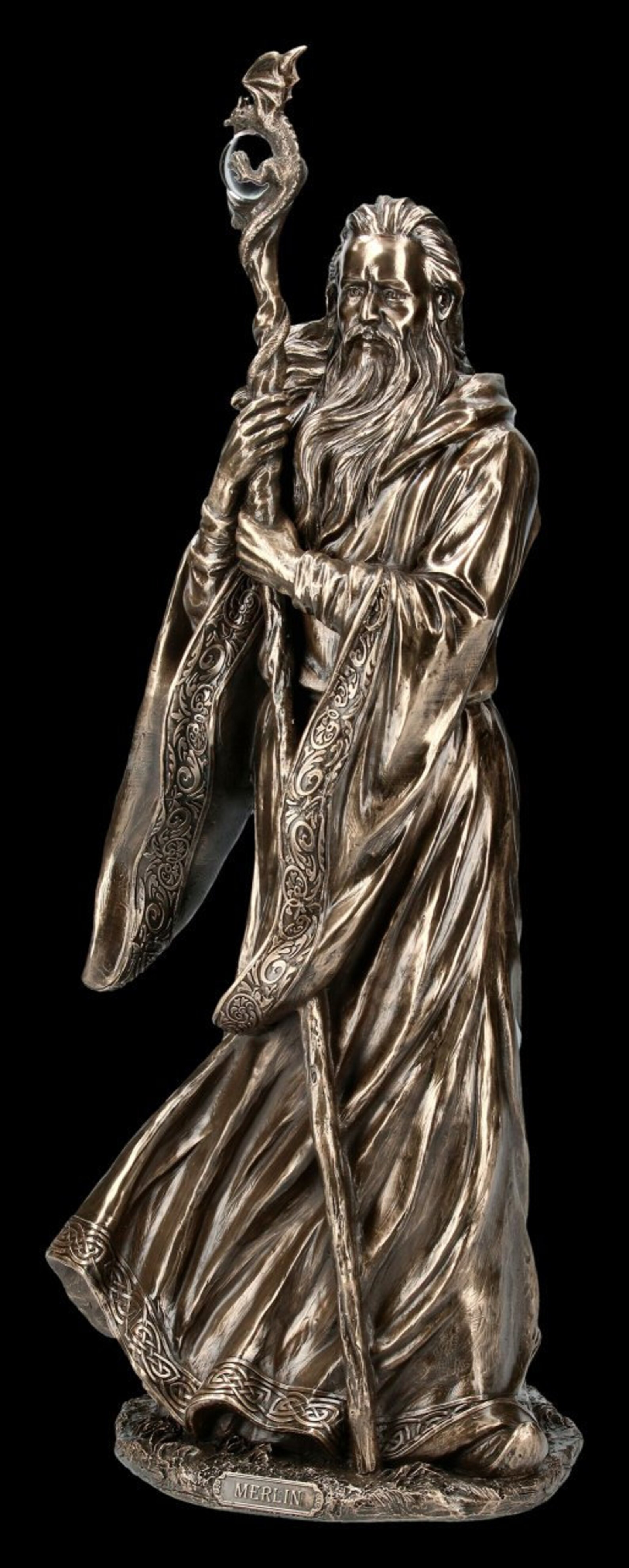 seven deadly sins merlin statue