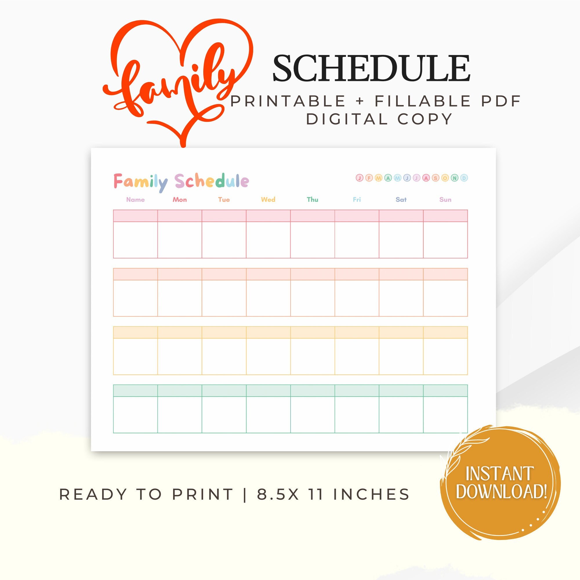 weekly-family-planner-printable-family-schedule-weekly-calendar-schedule-instant-digital-download-etsy