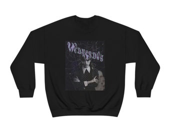 Mittwoch Addams Unisex Crewneck Sweatshirt