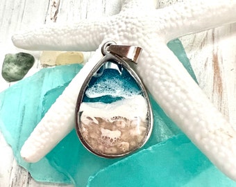 Beach/Ocean Themed Cremation Necklace