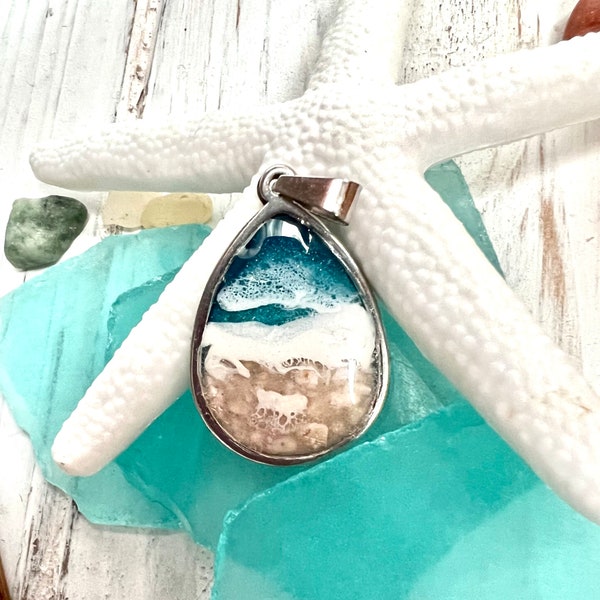 Beach/Ocean Themed Cremation Necklace