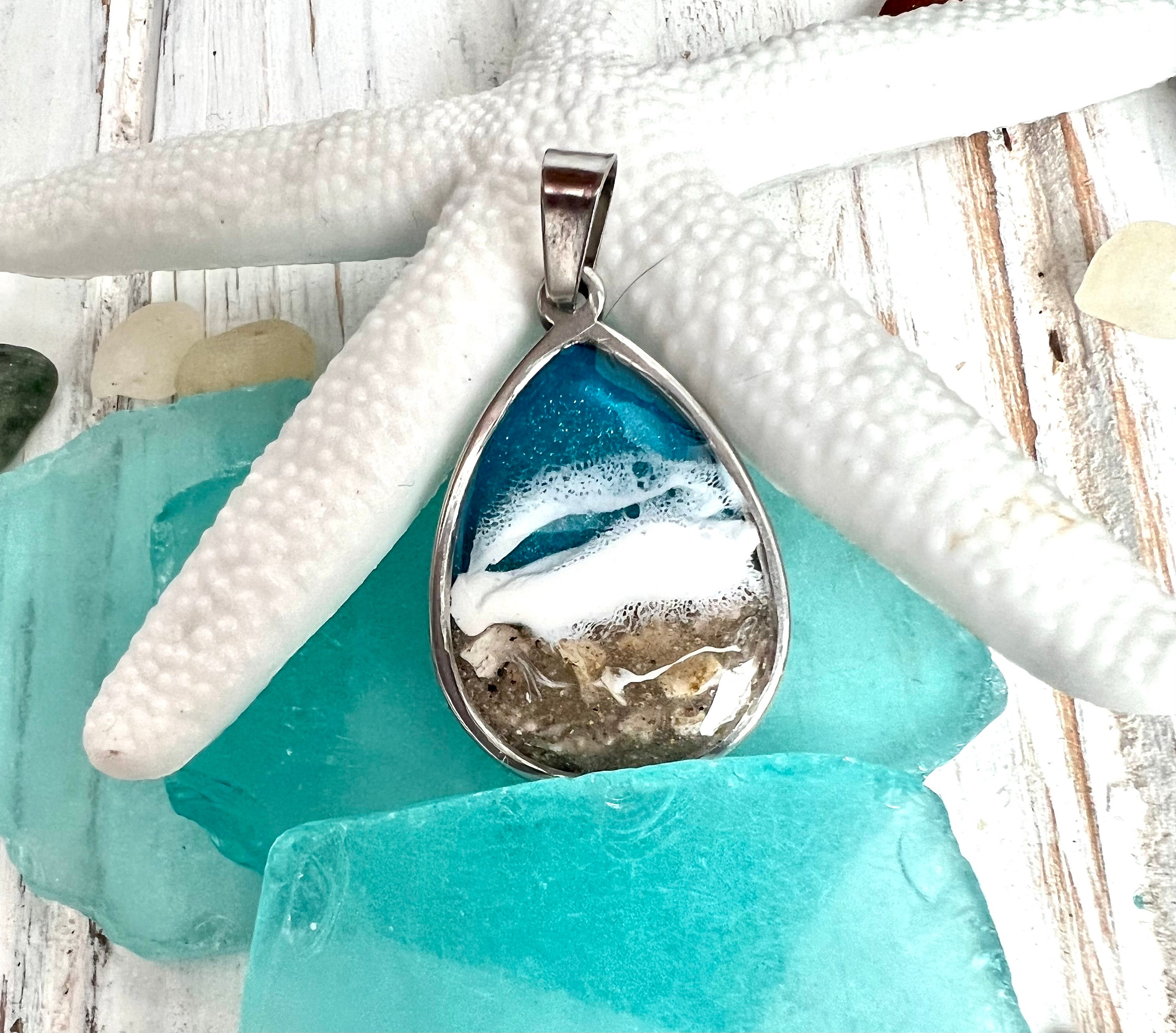 Beach/ocean Themed Cremation Necklace - Etsy
