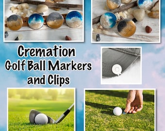 Marcadores de pelotas de golf para cremación