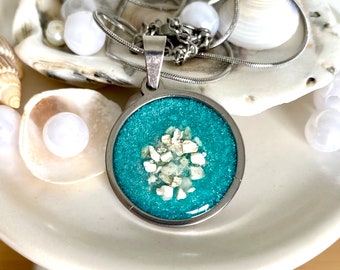 Beach/Ocean Themed Cremation Necklace