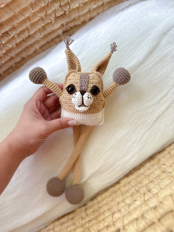 DIGITAL Crochet modèle de jouet extensible Lynx PATTERN Extensible