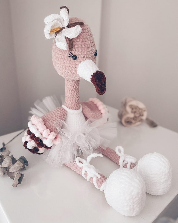 big stuffed flamingo