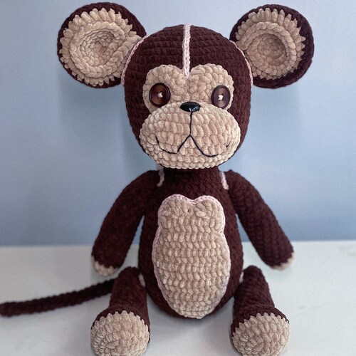 Crochet Monkey Mochistuffed Monkey Plush Monkey Crochet Jj Etsy Crochet Monkey Mochistuffed Monkey Plush Monkey Crochet Jj Etsy