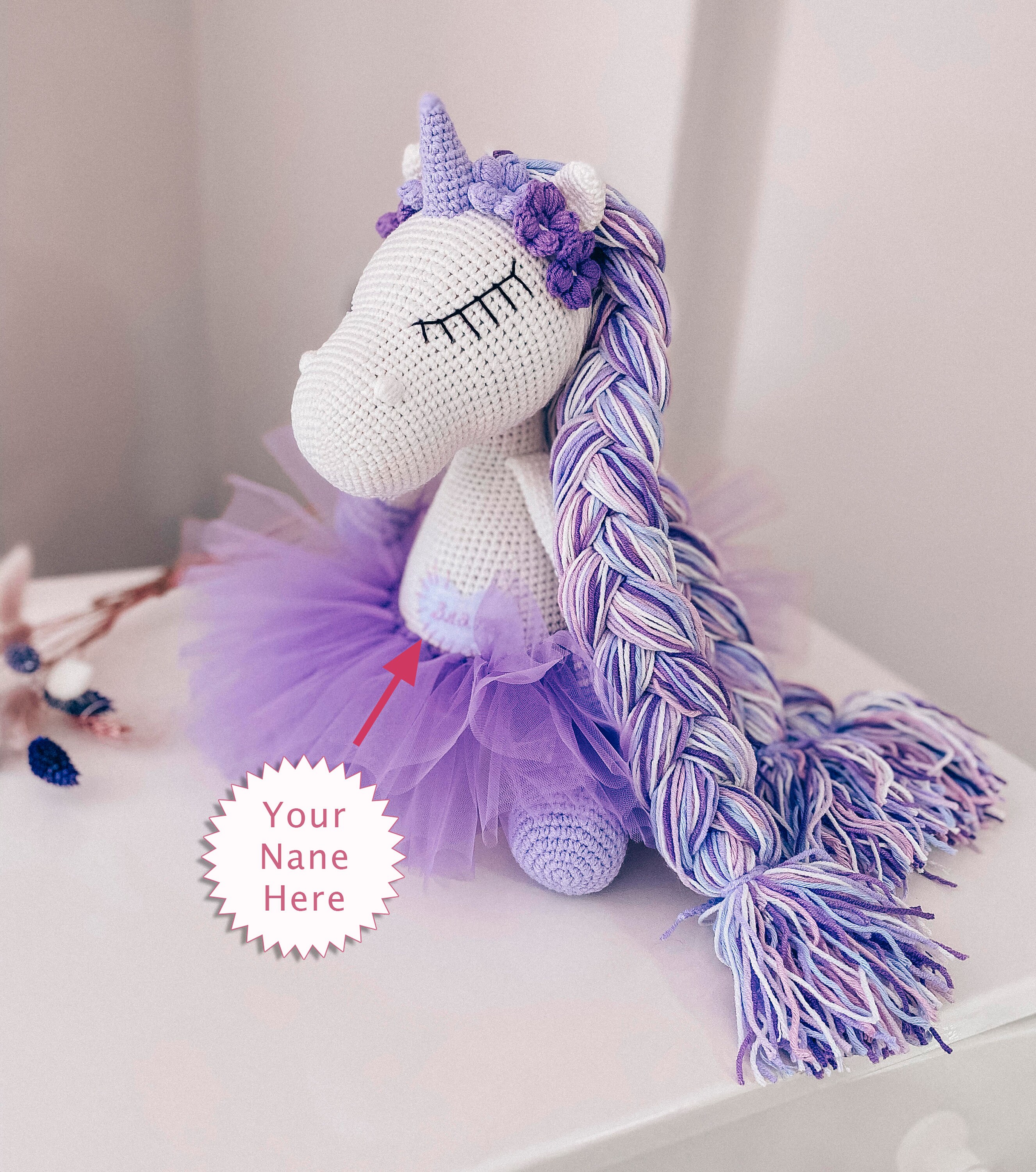 big unicorn soft toy