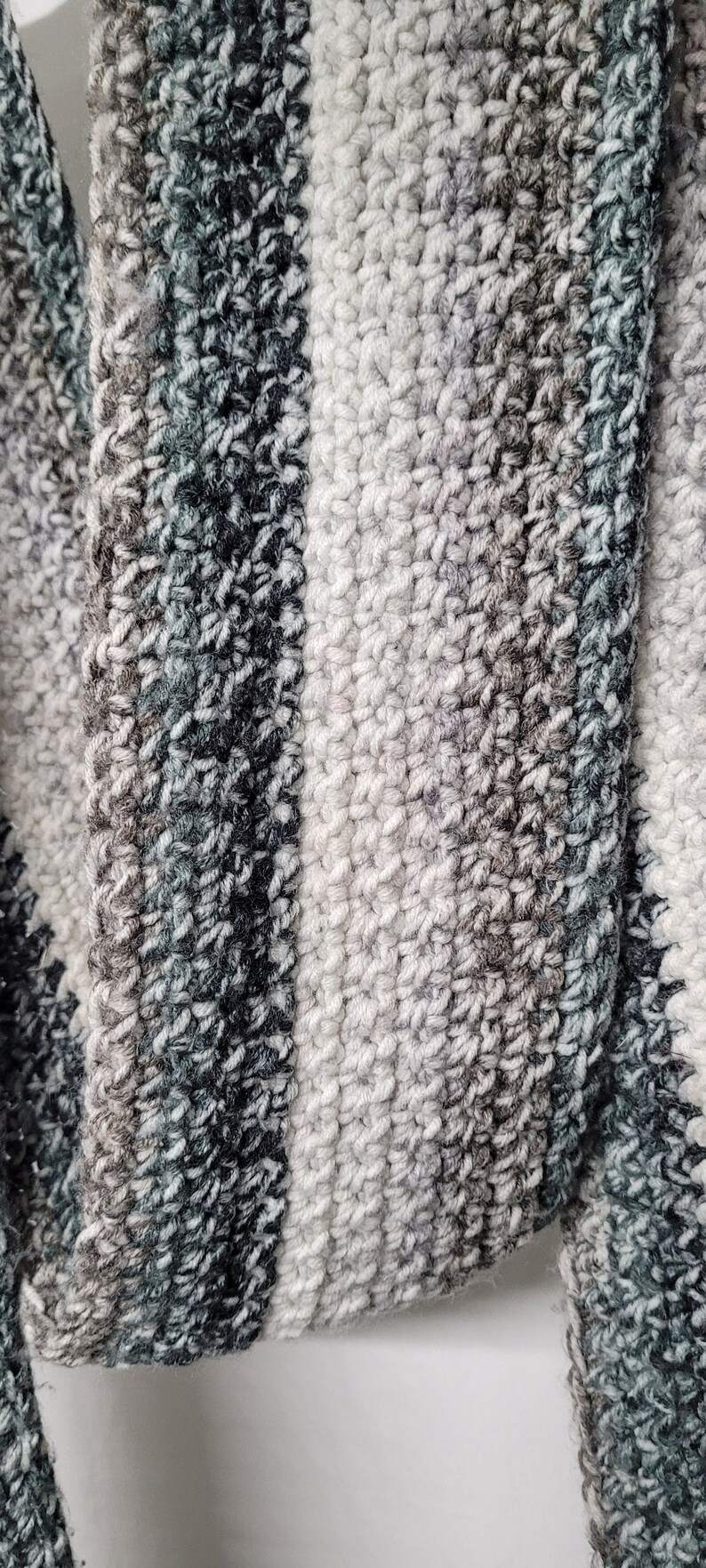 Women's Handmade Crochet Scarf Extra Long Etsy