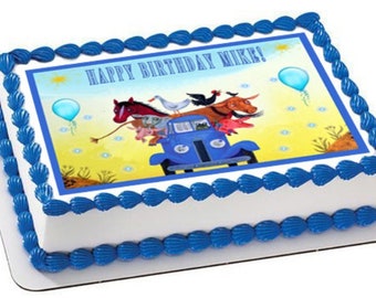 Blue Truck Birthday Party Supplies Blue Truck Party Decorations Blue Truck Cake Topper Blue Truck Birthday Party Blue Truck Cake Topper