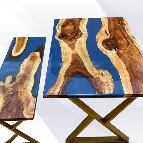 Resin Art Table Etsy
