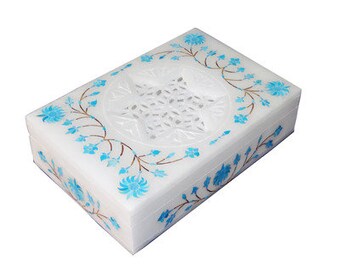Turquoise Inlay Box - Etsy