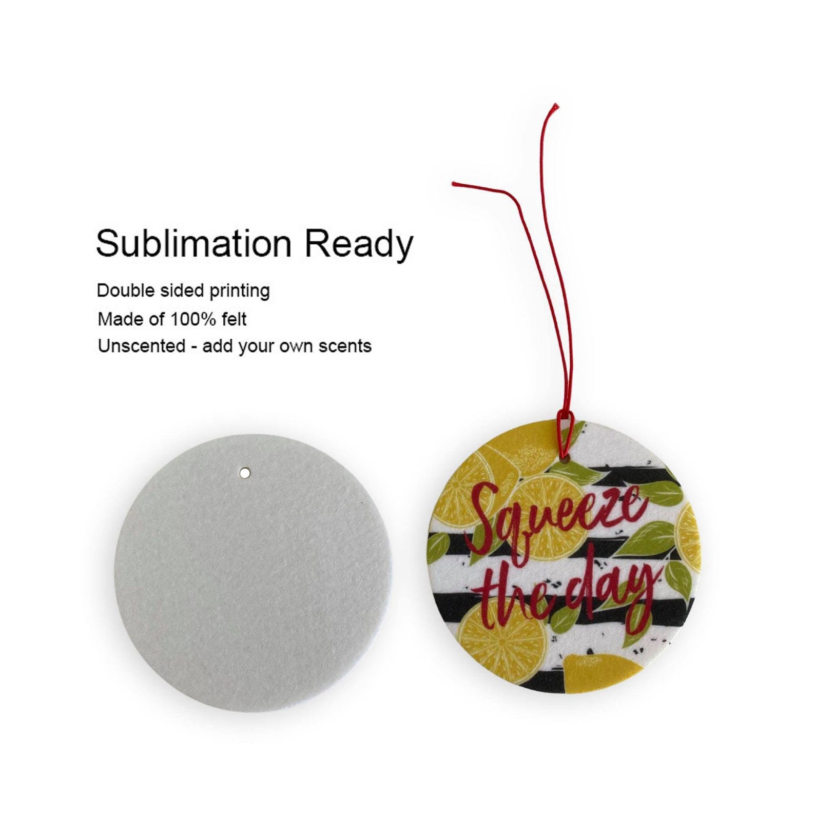 Sublimation Air Freshener Blanks Car Freshies Sublimation Etsy