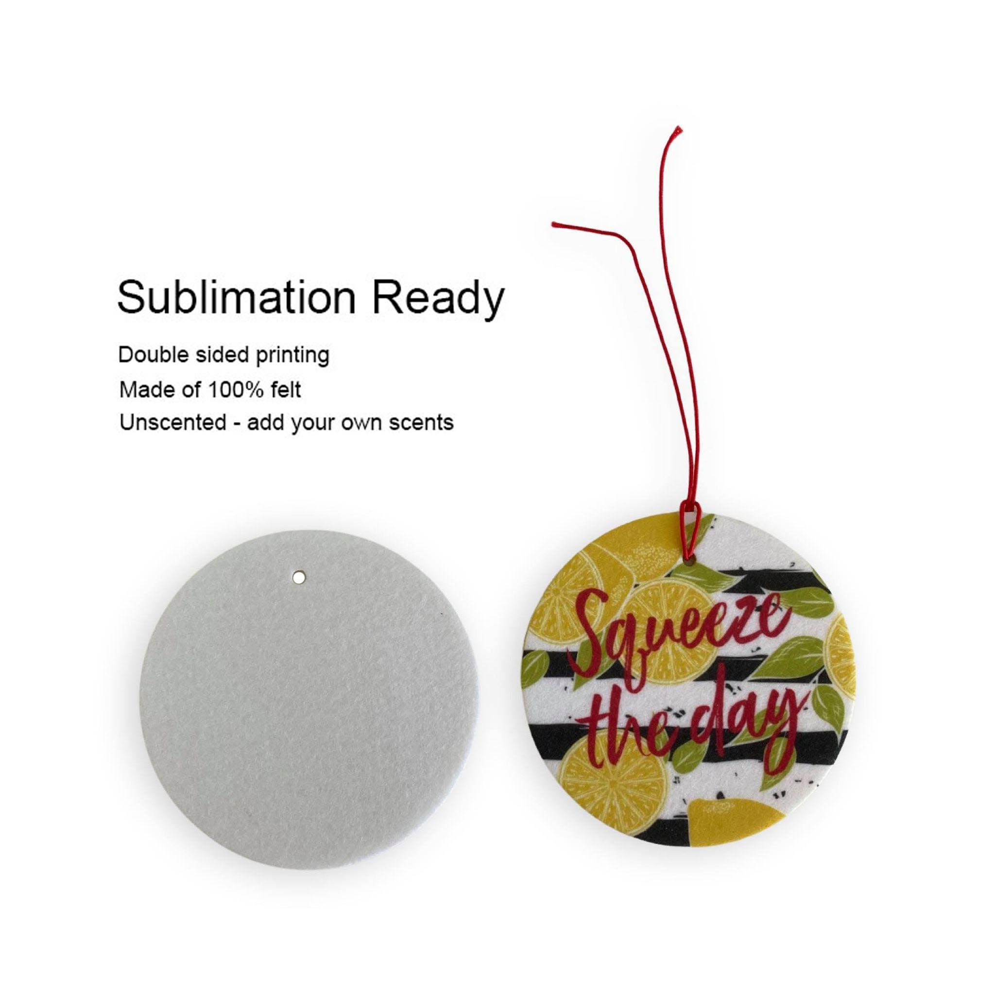 Sublimation Air Freshener Blanks Car Freshies Sublimation Etsy UK