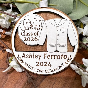 White Coat Ceremony 2025/Ornament Health Care Student/First White Coat Ceremony 2025/Doctor Veterinarian Dentist Pharmacists Ophthalmologist
