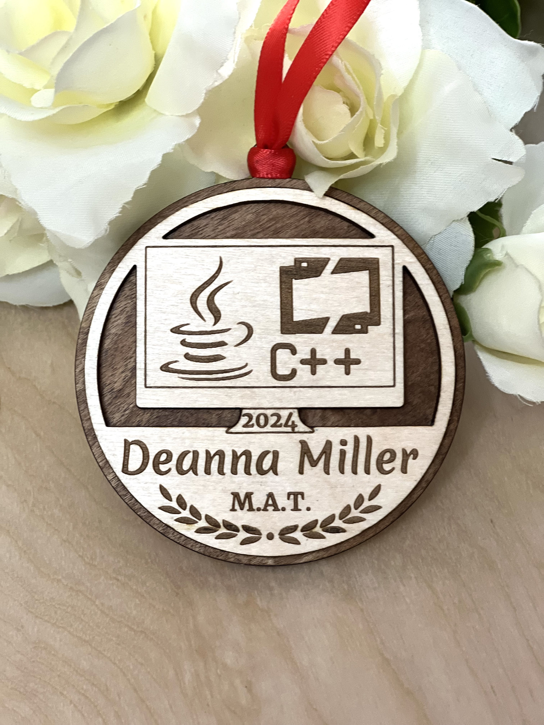 Computer Science Personalized Ornament/computer Programming Gift/ Soft ...