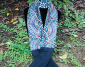 Stained glass Han eri kimono collar