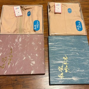 Japanese Kimono Waso Bra Panty Compression Undergarments Set