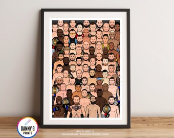 Ufc Art Poster - Etsy