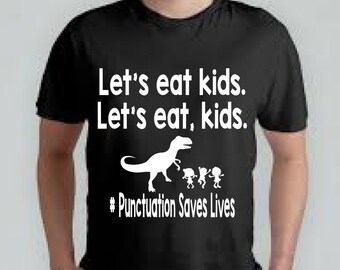 Let's eat kids SVG, dinosaur SVG, dinosaur, t shirts,