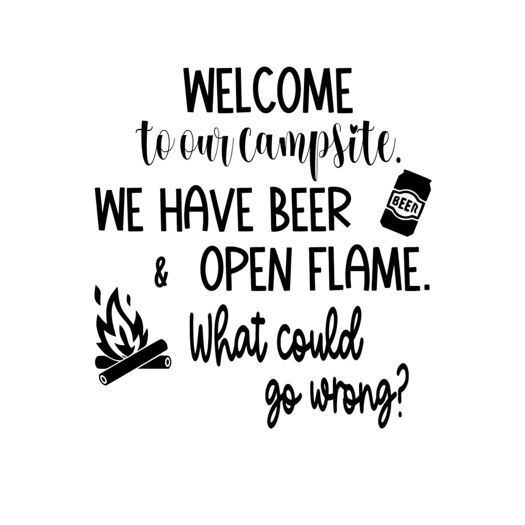 Camping SVG, Camping Bucket, Camping, to Our Campsite, Camping Night Light, Camping