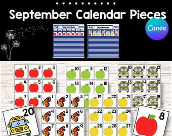 September Calendar Pieces