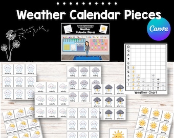 Weather Calendar Pieces