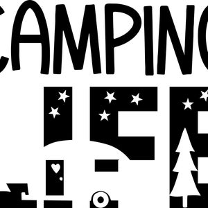 Camping SVG, Camping Life, Camping Bucket, Camping
