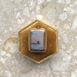 Agate Onyx Antique Gold Filled Locket image 4