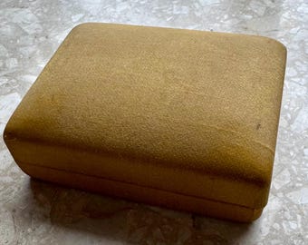 Caja de presentación de joyas victorianas azules vintage