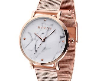 Premium Rose Women's Watch with Bracelet