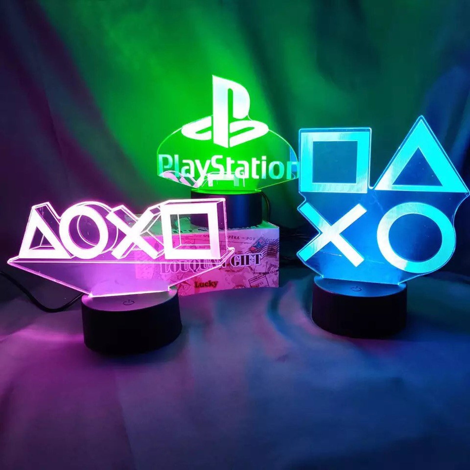 PlayStation LED Light Gaming Room Ideas PS5 PS4 Gamer Gifts Etsy