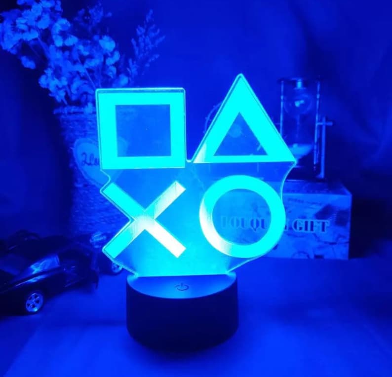 PlayStation LED Light Gaming Room Ideas PS5 PS4 Gamer Gifts | Etsy