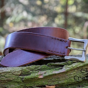 Medieval leather belt