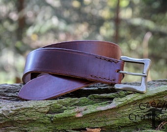 Medieval leather belt