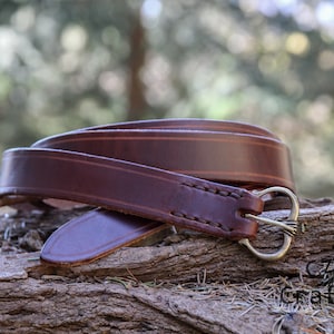 Simple leather belt