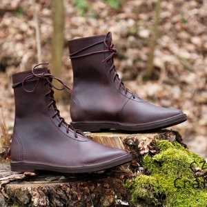 Medieval Boots with lacing, 14th – 15th century