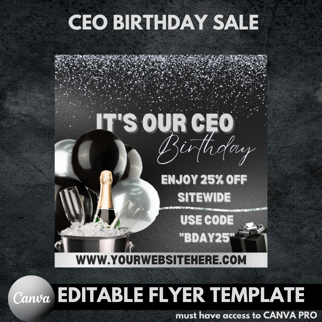 Birthday Sale Flyer -  Canada