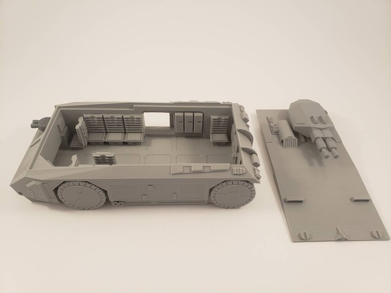 Aliens Inspired APC 3d printed for Another Glorious Day in the Corps game supplied unpainted image 6